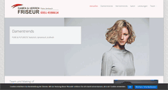 Desktop Screenshot of friseursalon-jentzsch.de